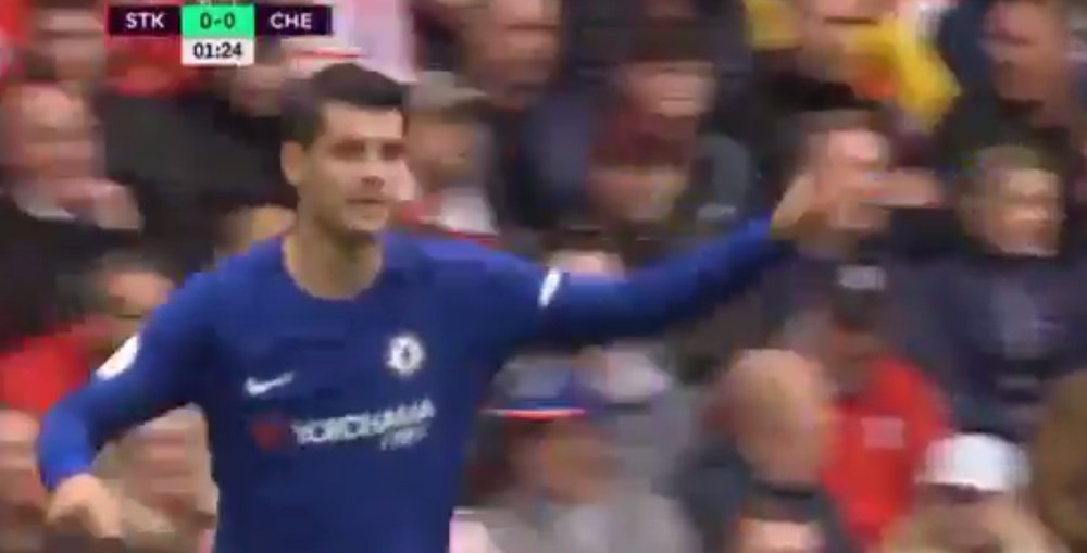 Morata scored within 2 minutes. Twitter