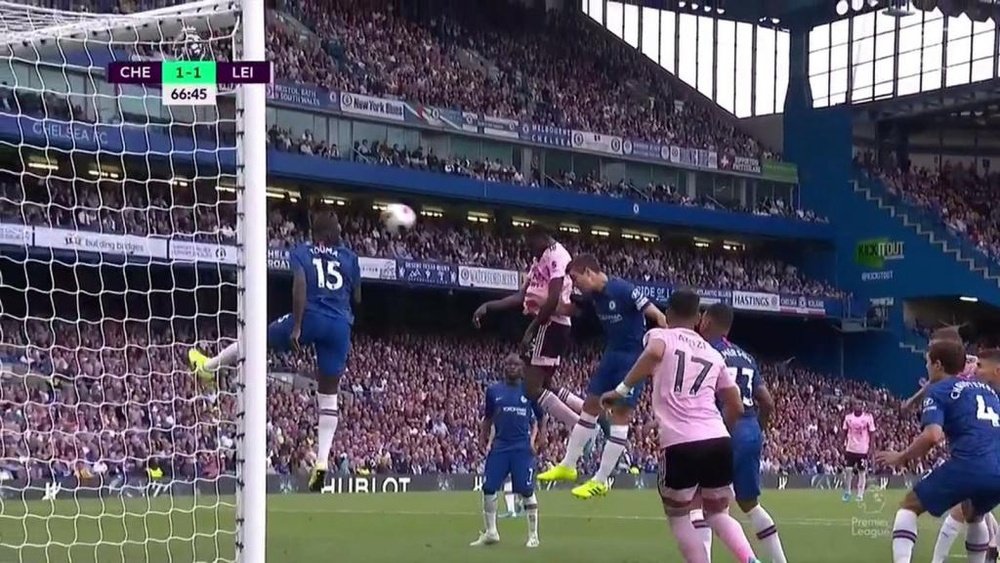 Y tras fallar en el gol del Chelsea, Ndidi se redimió Captura/DAZN