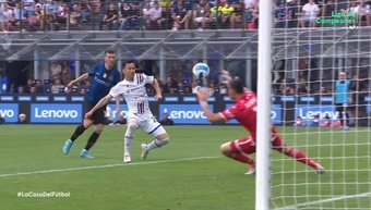 Perisic marcó para el Inter. Captura/MovistarLigadeCampeones