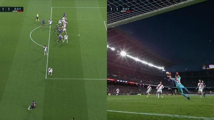 Regalo di Messi, goal di Piqué, pareggio del Barça