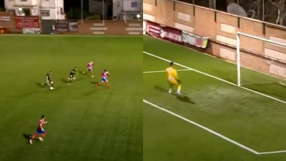 Soldado scored a stunner in the Copa del Rey. Screenshots/DAZN