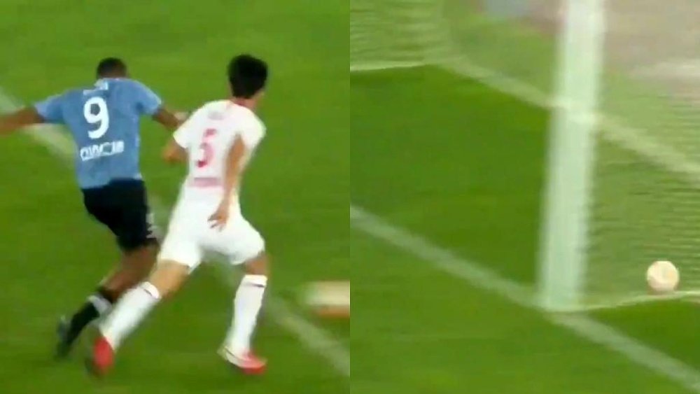 Salomón Rondón metió gol. Captura/CCTV