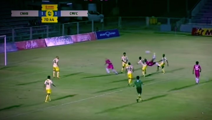 El ex 'colchonero' Sinama-Pongolle marca el gol de la jornada... ¡en Tailandia!