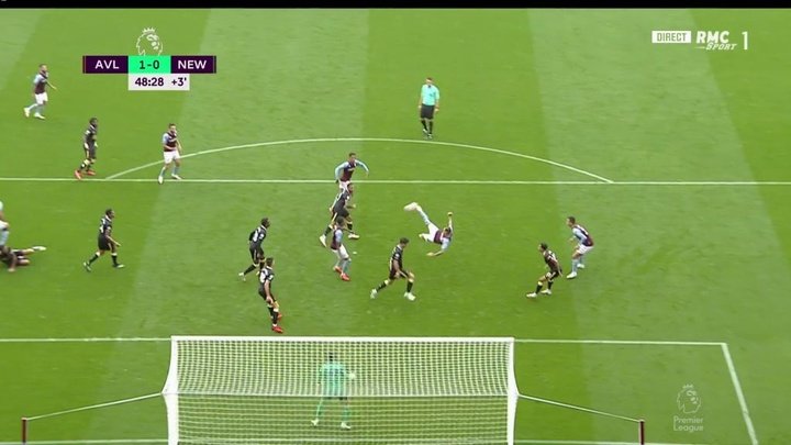 Stunning overhead kick goal by Ings v Newcastle
