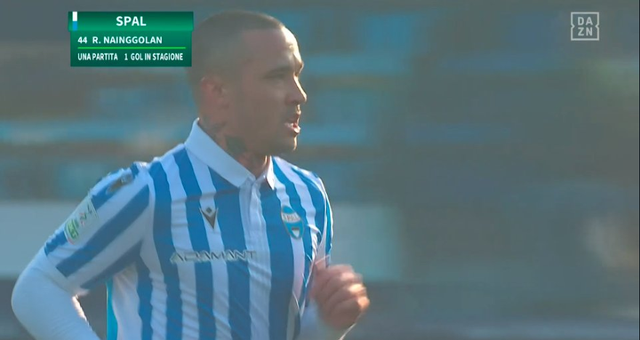 Nainggolan debutó, asistió, marcó un golazo... y perdió con la Spal de De Rossi