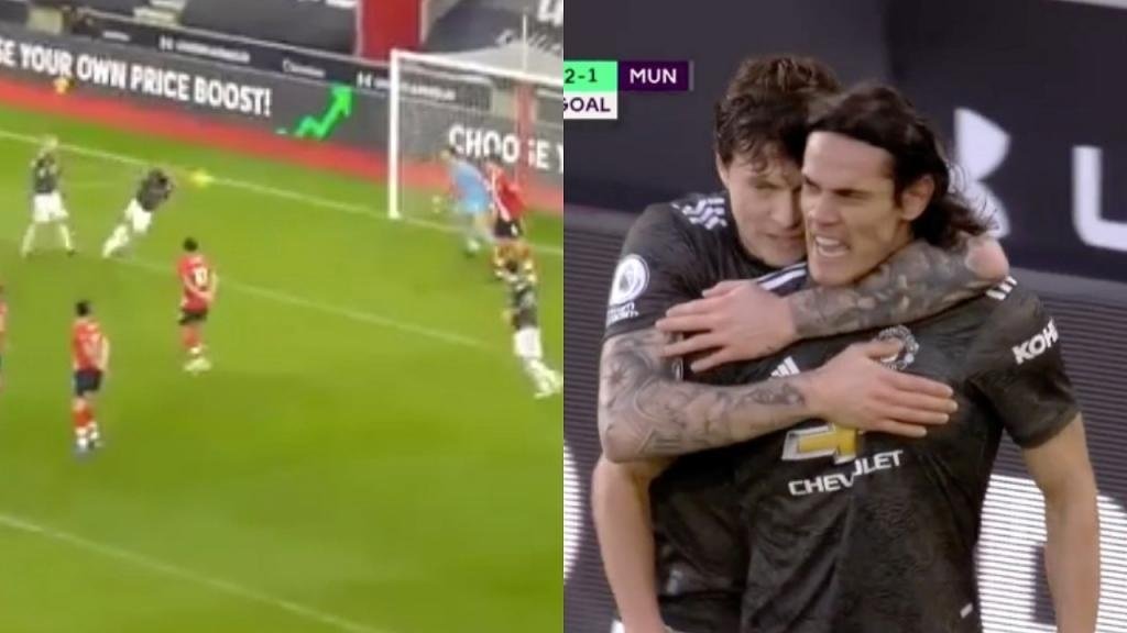 Cavani to the rescue with equaliser