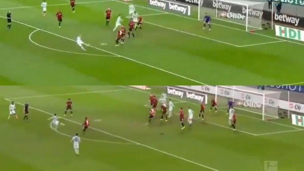 Buts de Kimmich et Alaba. Captures/Fox/BeINSports