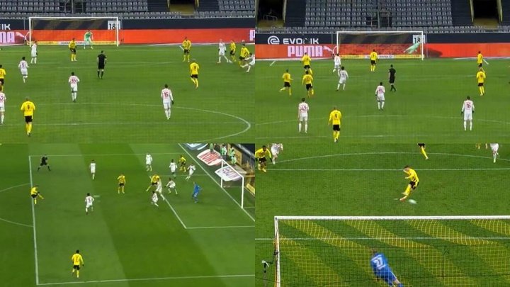 Espectáculo en Dortmund: golazo de Öztunali, Moukoko genera el 1-1 y Reus falla un penalti