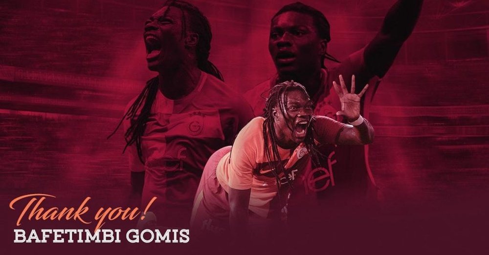 Gomis rejoint Al-Hilal. Twitter/Galatasaray