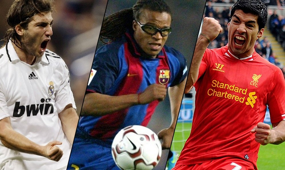 Higuaín, en el Madrid, Davids, en el Barcelona, y Suárez, en el Liverpool. BeSoccer