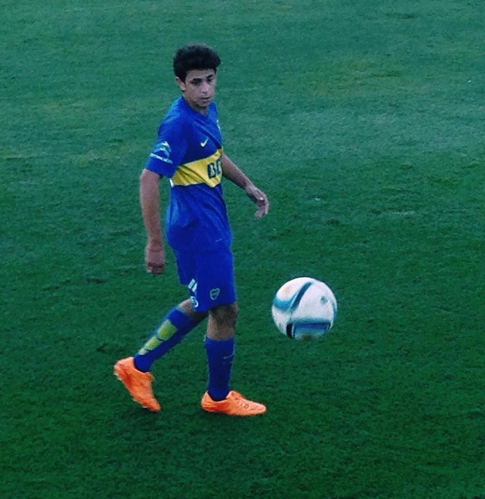 Maroni se estrenó como goleador en Boca. Twitter/La12Tuittera
