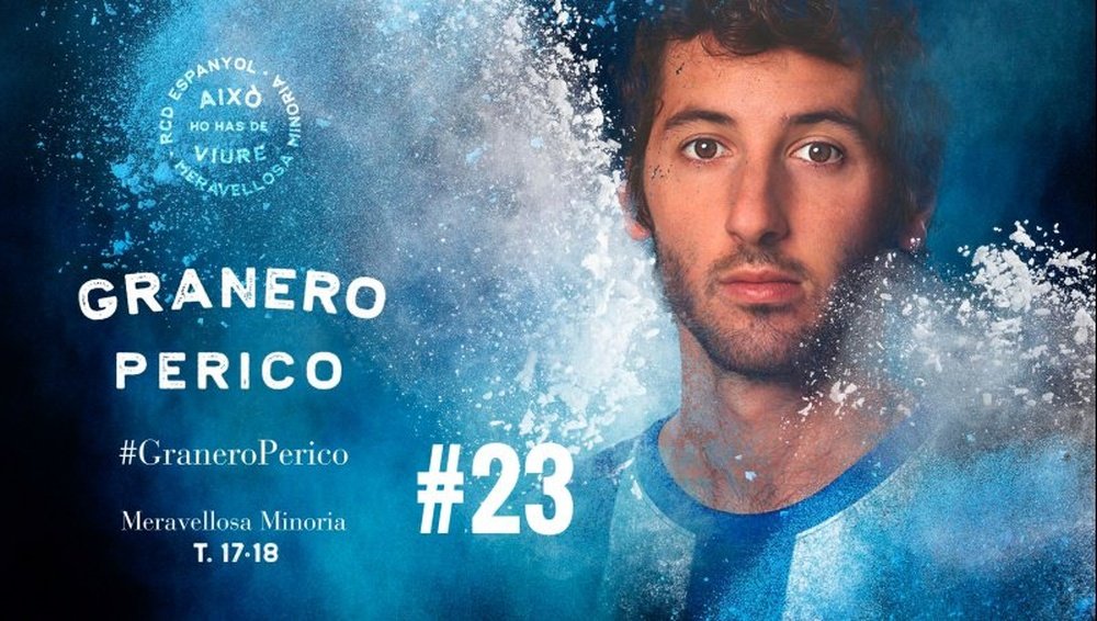 Granero, nuevo fichaje del Espanyol para la temporada 2017-18. RCDEspanyol
