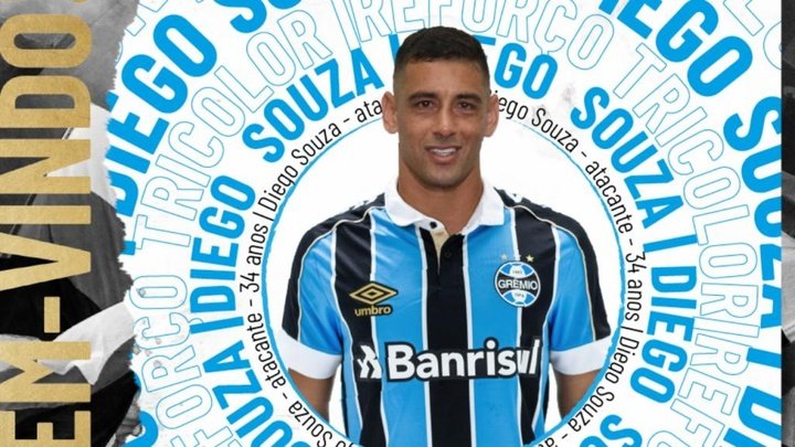 Diego Souza vuelve a Gremio