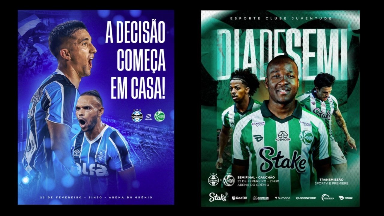 Grêmio e Juventude se enfrentam pelas semi do Gauchão