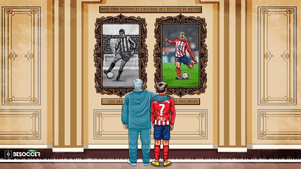 Griezmann devient le meilleur buteur de l'histoire de l'Atlético de Madrid. BeSoccer