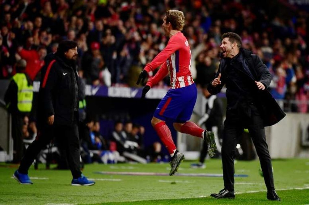 Griezmann is such a key man for Simeone. AFP