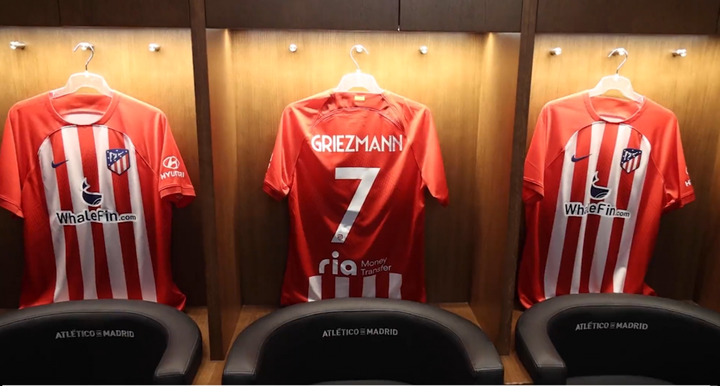 Griezmann retrouve son numéro 7 à l'Atlético