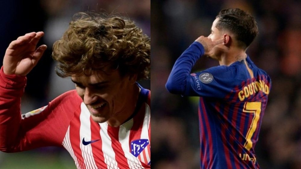 Griezmann in, Coutinho out? AFP