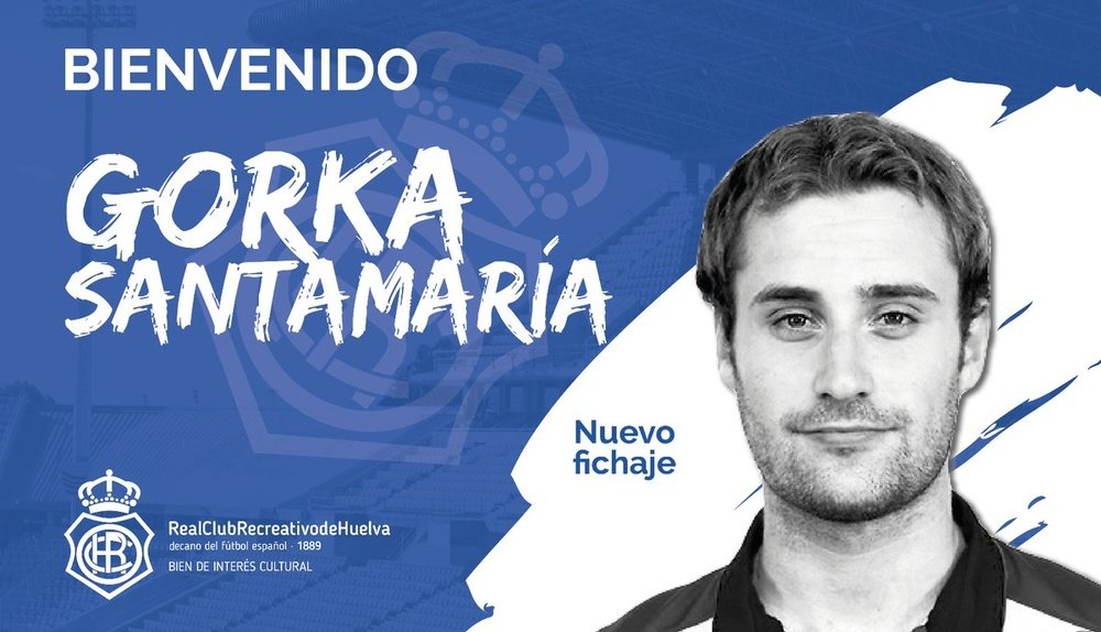 Gorka Santamaría, nuevo jugador del Recre. RecreOficial