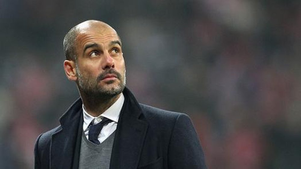 Guardiola, durante un partido con el Bayern de Múnich. FCBayern