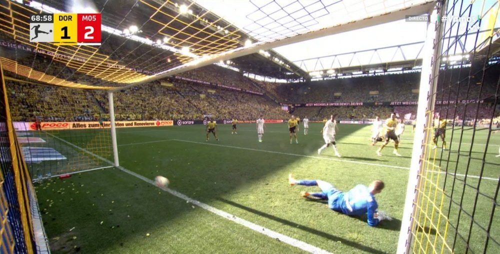 Guerreiro gives Dortmund hope. Screenshot/Movistar