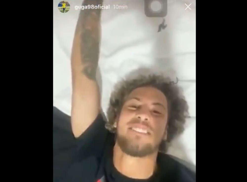 Guga é afastado por publicar vídeo comemorando título do Flamengo. Captura/Instagram