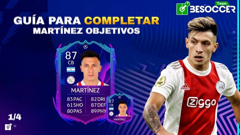 Guía para conseguir a Lisandro Martínez Road to the Final. Team BeSoccer