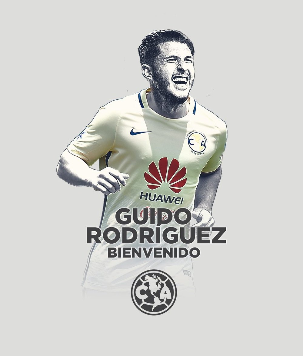 Guido Rodríguez, nuevo jugador de América. ClubAmérica