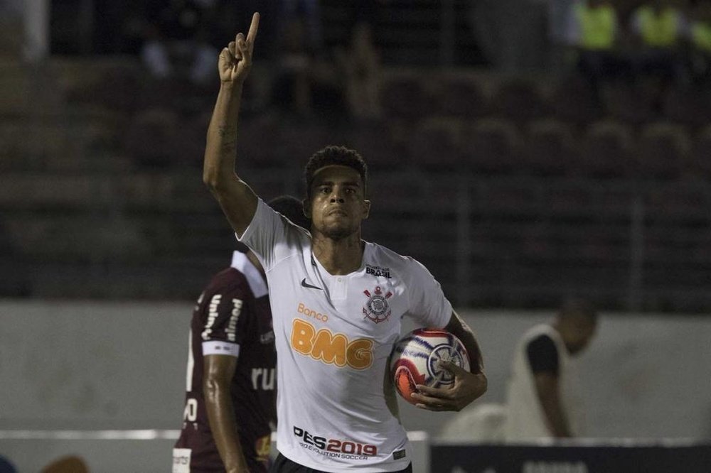 La venganza de Corinthians al 'vacile' de Santos. Twitter/Corinthians/Daniel Augusto Jr