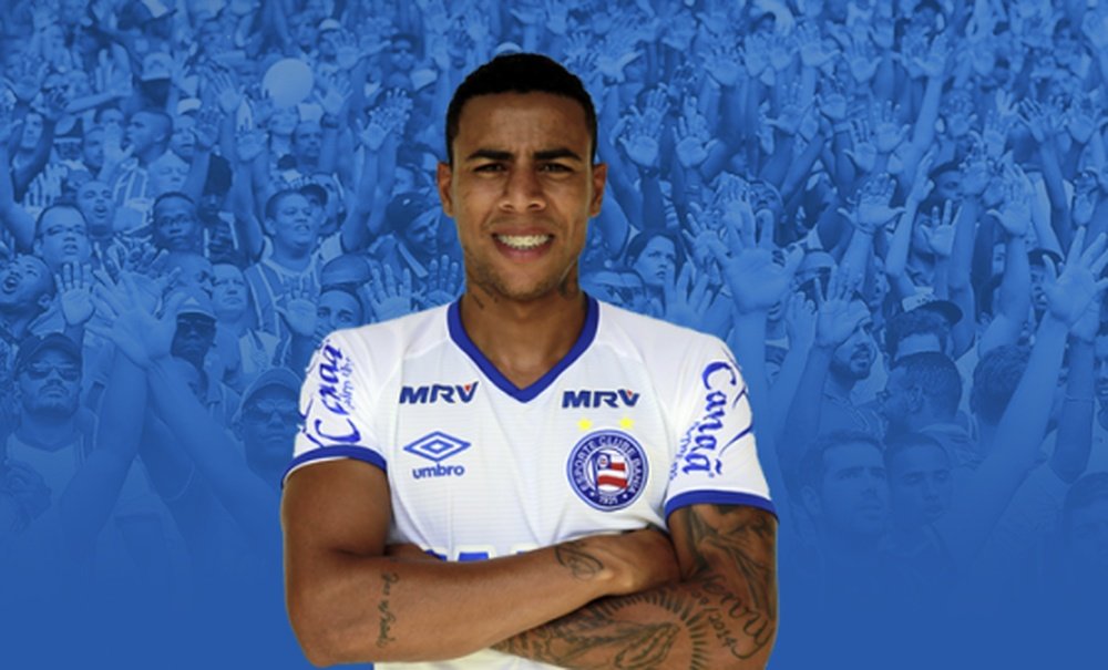 Gustavo, novo jogador do Bahia. Bahia