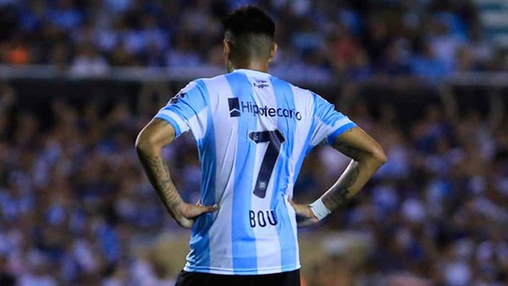 Gustavo Bou puede ser baja ante Independiente. Twitter