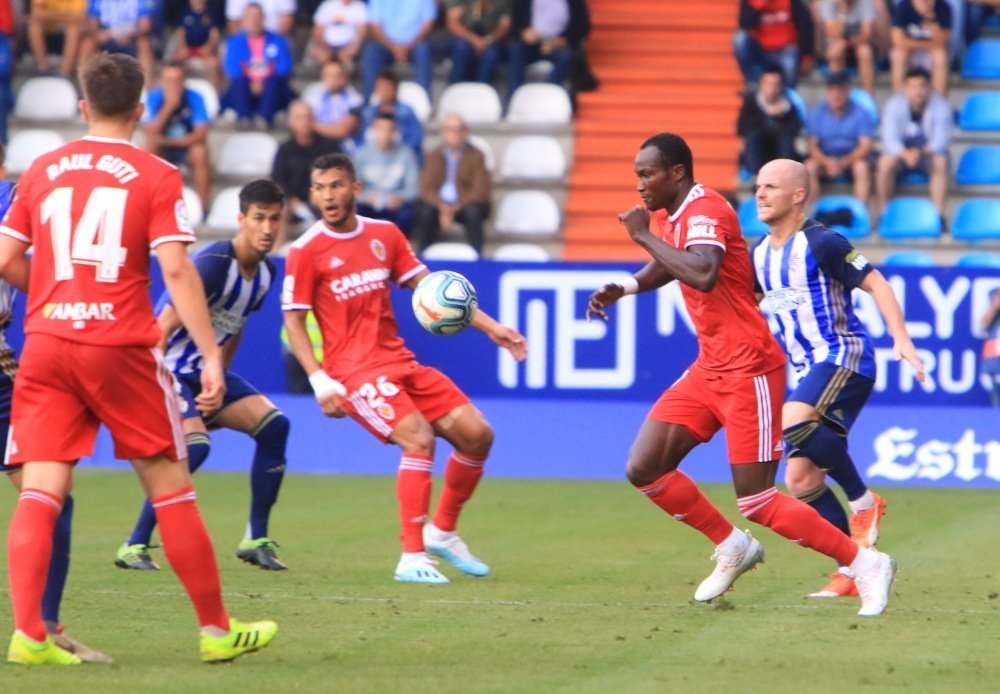 Kagawa y Pablo Valcarce anotaron los dos goles del partido. RealZaragoza