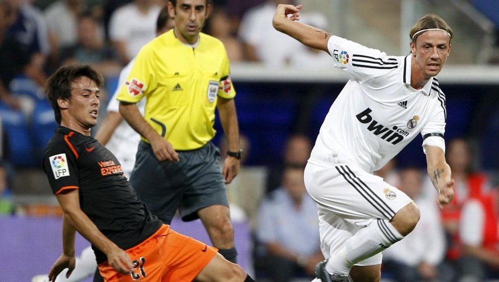 Diez años del último partido de Guti con el Madrid. EFE