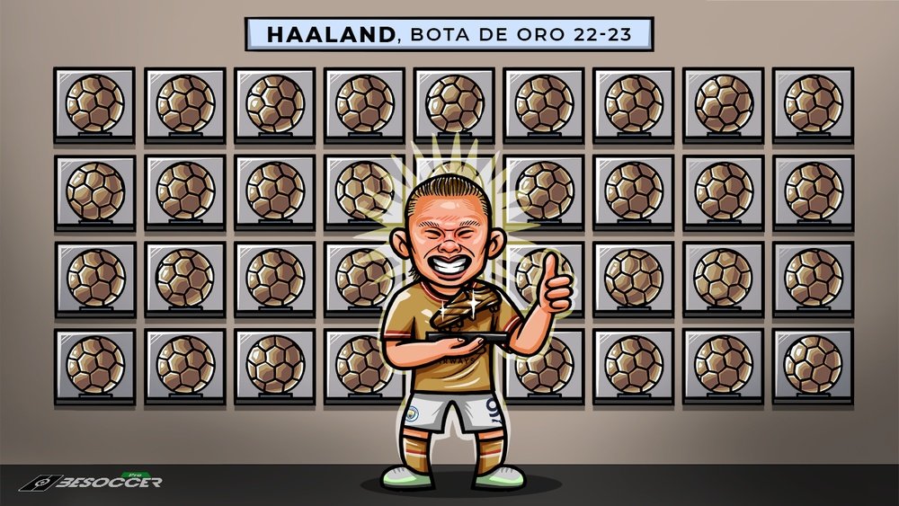 Haaland, Bota de Oro 22-23. BeSoccer Pro