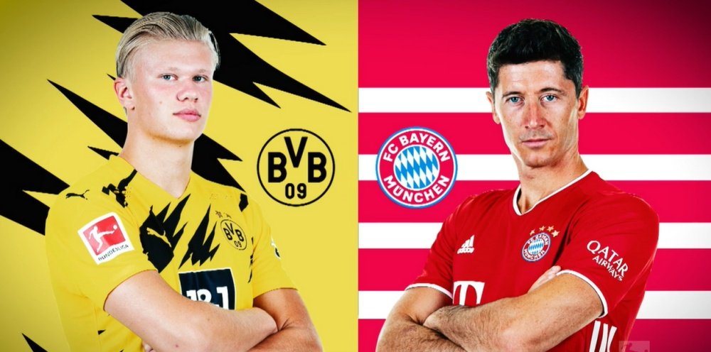 Prováveis escalações de Borussia Dortmund e Bayern. AFP