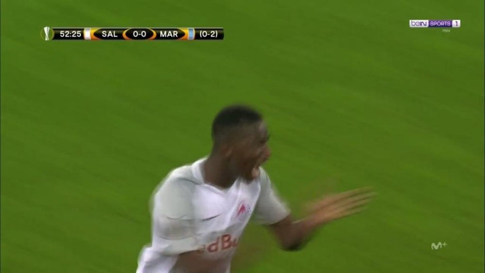 Haidara scored a fine individual effort to bring his side back into the tie. Screenshot/beINSports