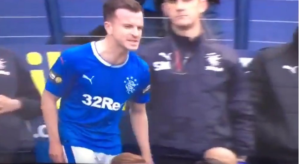 Murty was on the receiving end of the tirade. Twitter/RangersFC