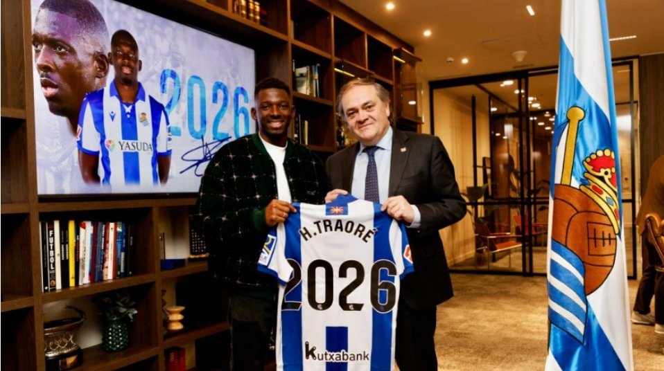 Hamari Traore renewed until June 2026. RealSociedad