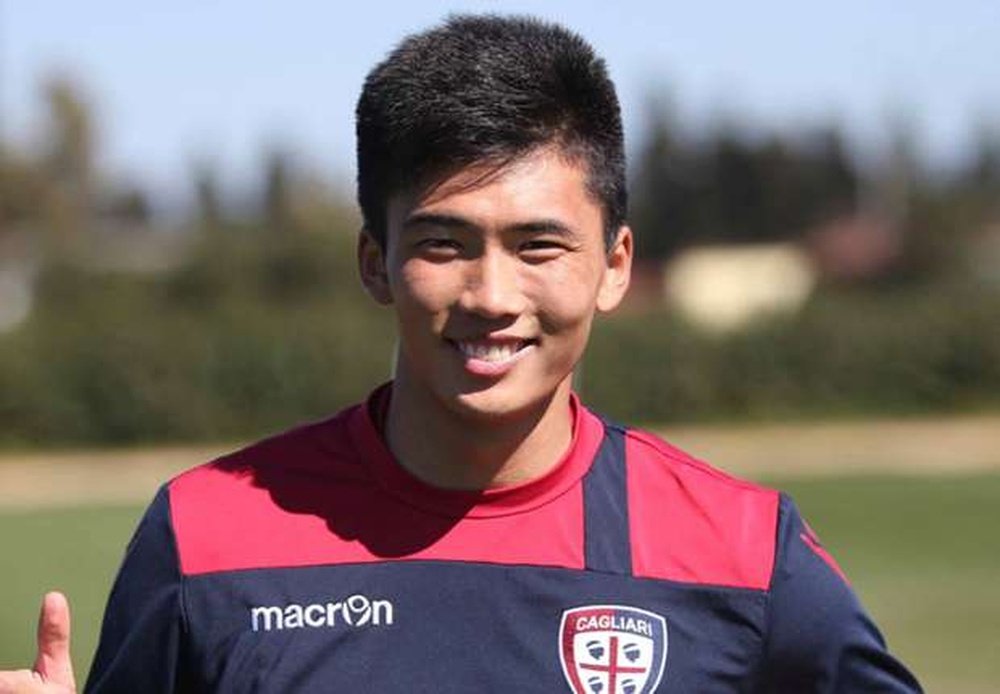 Han Kwang-Song está emprestado ao Peruggia, pelo Cagliari. Cagliari