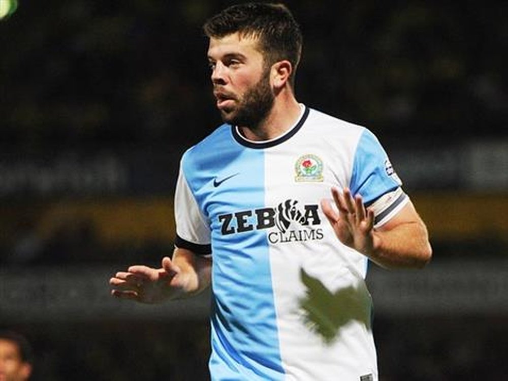 Hanley in action for former club Blackburn Rovers. Rovers