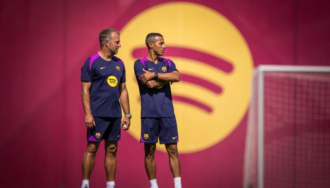 Thiago Alcantara rejoins Flick's coaching staff as an assistant. FCBarcelona