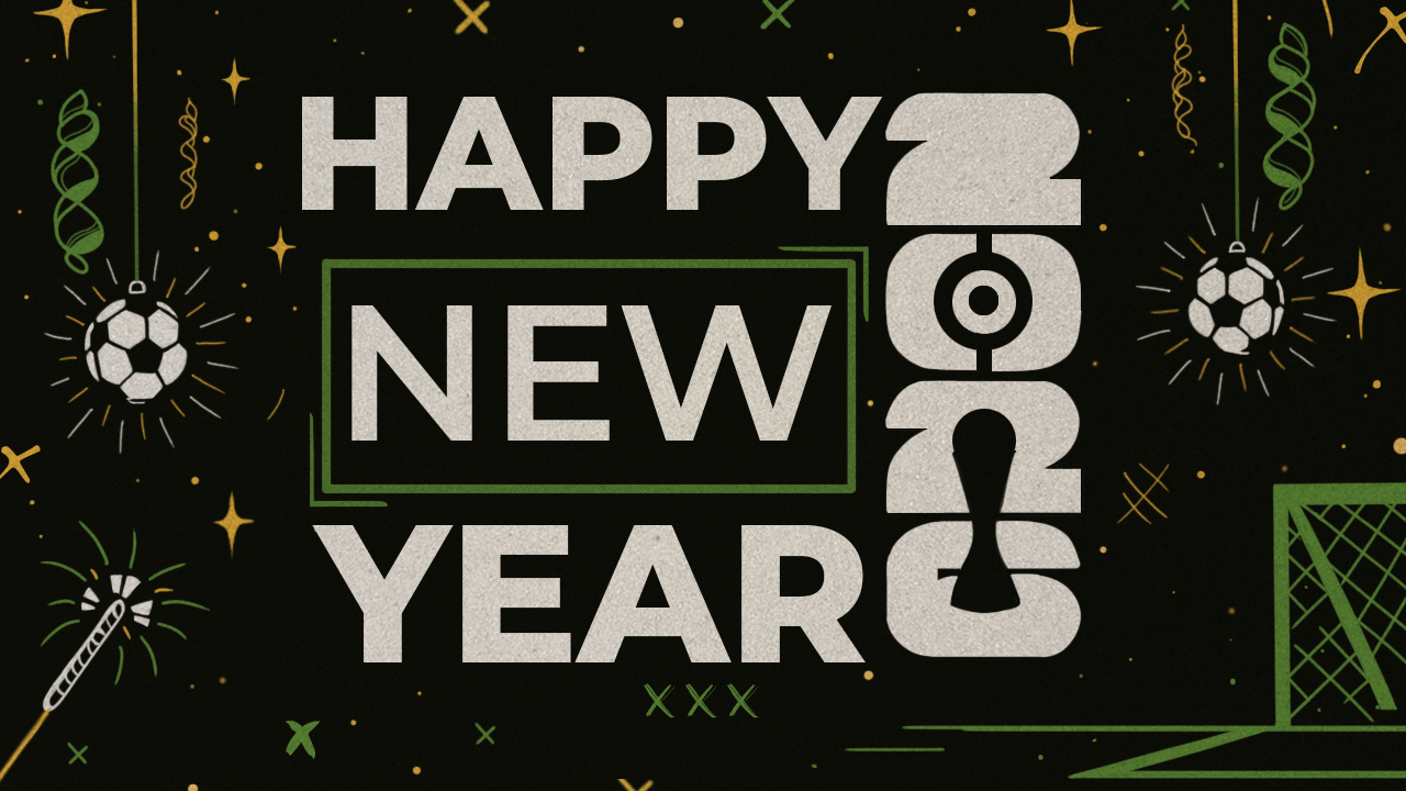 Happy New Year 2026 from the BeSoccer family!