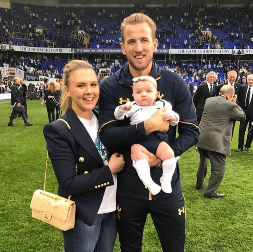 Harry Kane lleva una vida discreta y familiar. Instagram