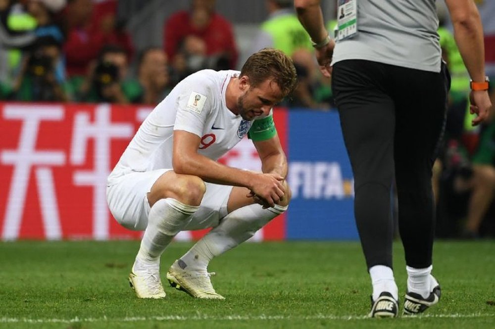 Insomnio en Inglaterra: peligra la Eurocopa para Kane. AFP