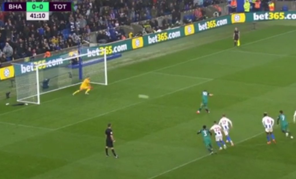 Harry Kane opened the scoring for Tottenham from the spot. CAPTURA/NBC