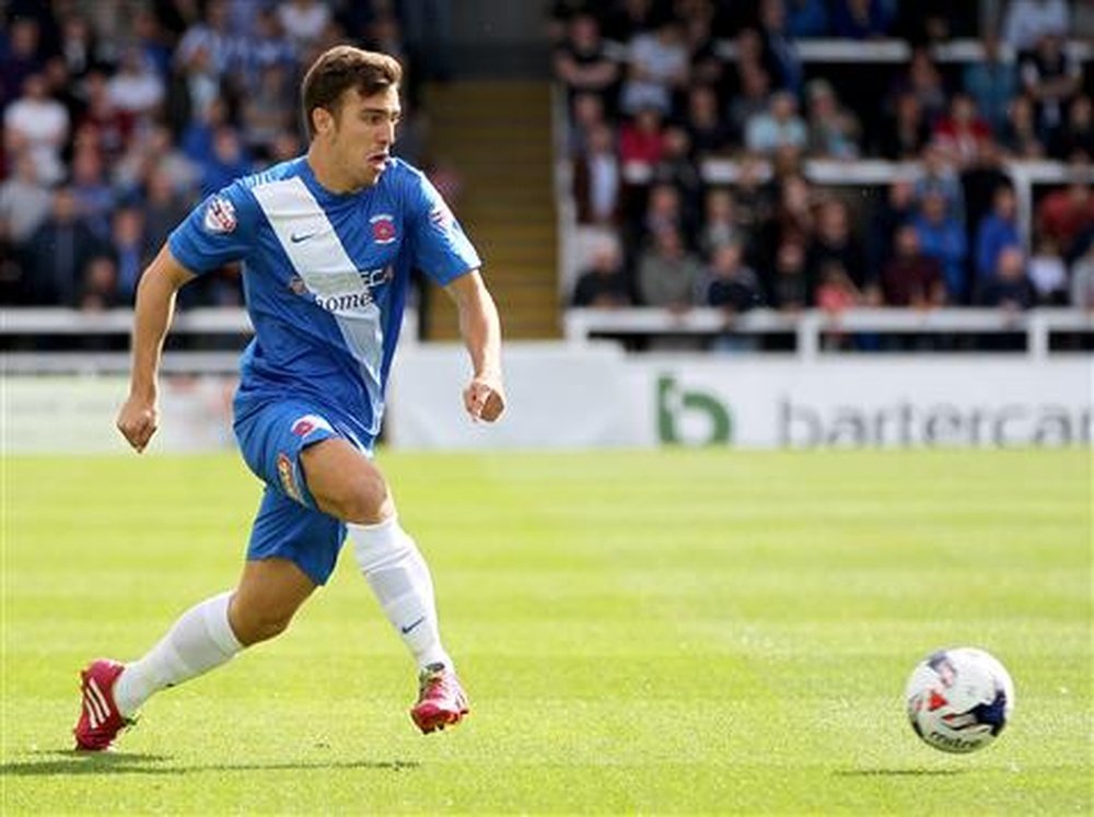 Hartlepool defender Michael Duckworth. Hartlepool United FC