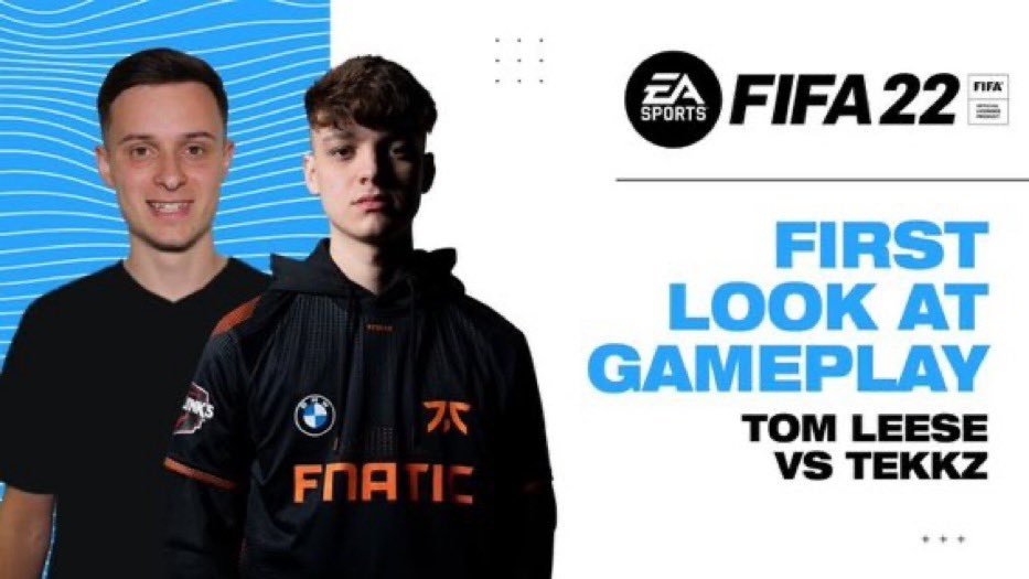 Hashtag Tom vs Tekkz, primer duelo entre dos pros de FIFA 22. Captura YouTube/EA SPORTS FIFA esports