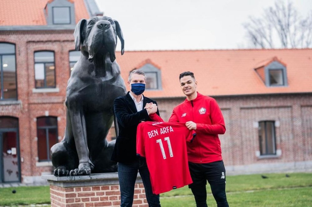 Ben Arfa é o novo jogador do Lille. Twitter/losclive