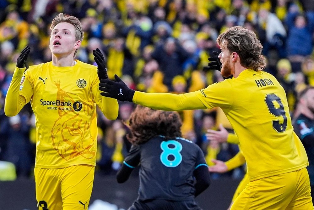 Il fortino europeo del Bodo Glimt: 30 vittorie in 37 partite casalinghe. EFE
