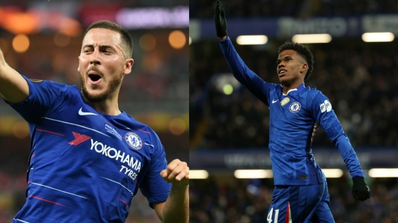 Chelsea legend Hazard incoronates 'top-class' Estevao as next Blues icon